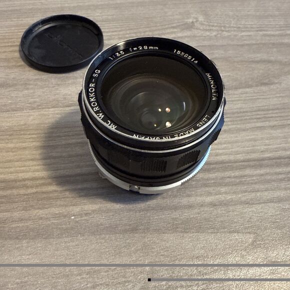 Minolta MC W.Rokkor-SG 28mm f/3.5 Wide Angle Lens Japan Vintage Manual Focus - Picture 6 of 8